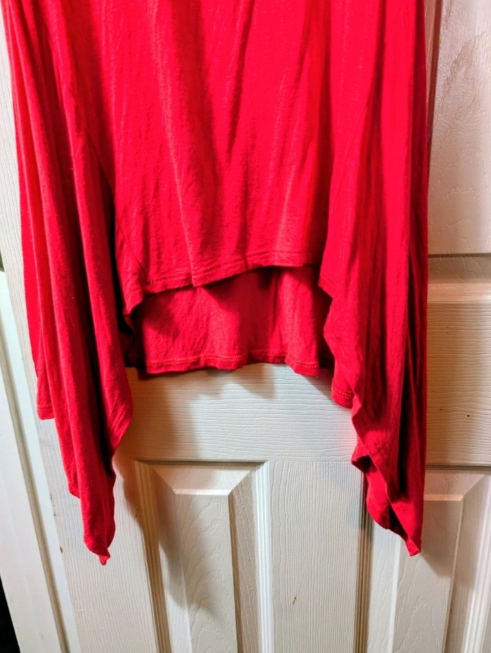 Candy Rose Dress Women Medium Pink Handkerchief Hem Sleeveless Boho Flowy Tunic - Picture 5 of 8